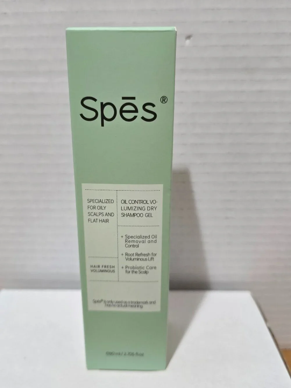 Spes Second Generation Oil Control Volumizing Dry Shampoo‎ Gel 2.705 fl oz NIB